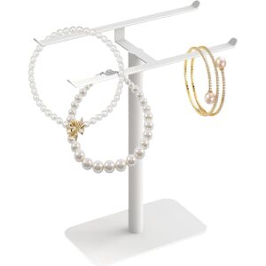 Unbranded (White) Earring Holder Organizer - Earring Stand Display - 2-Tier Aesthetic Jewe Unbranded (White) Earring Holder Organizer - Earring Stand Display - 2-Tier Aesthetic Jewe
