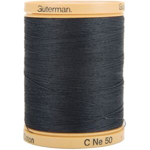 Gütermann gutermann Natural cotton Thread Solids 876 yd-Iron grey Gütermann gutermann Natural cotton Thread Solids 876 yd-Iron grey
