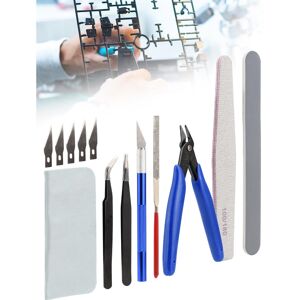 Model Making Tools Kit for Plastic Model Kits, Mellbree 14PCS Model Tools Kit Ba Model Making Tools Kit for Plastic Model Kits, Mellbree 14PCS Model Tools Kit Ba