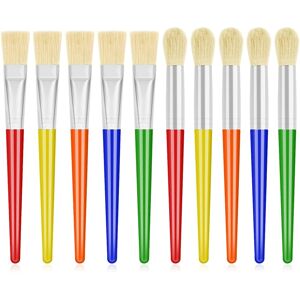 10Pcs Paint Brushes for Kids, Anezus Children Paint Brushes Toddler Large Chubby 10Pcs Paint Brushes for Kids, Anezus Children Paint Brushes Toddler Large Chubby