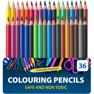 SOL 36 Colouring Pencils, Assorted Colouring Pencils for Children & Adults with SOL 36 Colouring Pencils, Assorted Colouring Pencils for Children & Adults with
