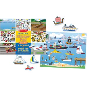 Melissa & Doug Reusable Sticker Pad: Vehicles-165+ Reusable Stickers Melissa & Melissa & Doug Reusable Sticker Pad: Vehicles-165+ Reusable Stickers Melissa &