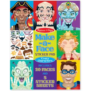 Melissa & Doug Make-a-Face Sticker Pad - Crazy Characters 20 Faces 5 Sticker S Melissa & Doug Make-a-Face Sticker Pad - Crazy Characters 20 Faces 5 Sticker S
