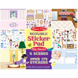 Melissa & Doug Reusable Sticker Pad Set: Play House - 175+ Reusable Stickers Melissa & Doug Reusable Sticker Pad Set: Play House - 175+ Reusable Stickers