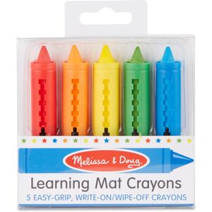 Melissa & Doug Learning Mat Crayons - 5 Colors Melissa & Doug Learning Mat Crayons - 5 Colors