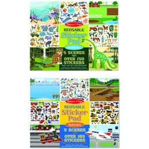 Melissa & Doug Vehicles and Habitats Reusable Bundle Sticker Pad Melissa & Doug Vehicles and Habitats Reusable Bundle Sticker Pad