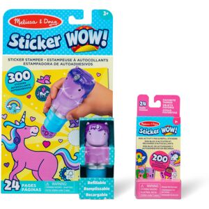 Melissa & Doug Sticker Wow!Purple Unicorn Bundle: 24-Page Activity Pad Stamper Melissa & Doug Sticker Wow!Purple Unicorn Bundle: 24-Page Activity Pad Stamper