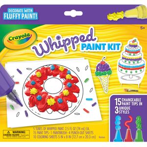 Crayola Whipped Paint Kit Puff Paint 3D Paint Set for Kids 3 Unique Textures Crayola Whipped Paint Kit Puff Paint 3D Paint Set for Kids 3 Unique Textures