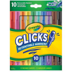 Crayola 10CT SUPERCLICKS Retractable Holiday Toys Gift for Boys and Girls Kid Crayola 10CT SUPERCLICKS Retractable Holiday Toys Gift for Boys and Girls Kid