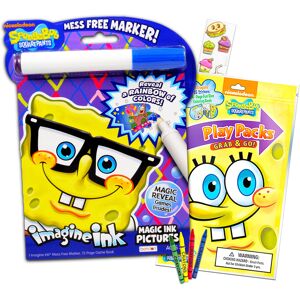 Nickelodeon Spongebob Squarepants Coloring Book Set -- Spongebob Imagine Ink Book with Magic Nickelodeon Spongebob Squarepants Coloring Book Set -- Spongebob Imagine Ink Book with Magic