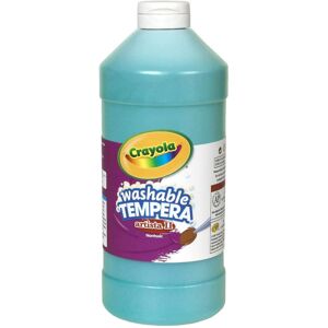 Crayola Washable Tempera Paint For Kids Turquoise Paint Classroom Supplies No Crayola Washable Tempera Paint For Kids Turquoise Paint Classroom Supplies No