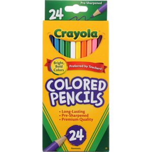 Crayola Colored Pencils Long 24 in a Pack (Pack of 4) 96 Pencils Total Crayola Colored Pencils Long 24 in a Pack (Pack of 4) 96 Pencils Total