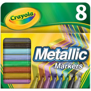 Crayola Metallic Markers Art Supplies 8 Count Colors May Vary Crayola Metallic Markers Art Supplies 8 Count Colors May Vary