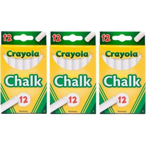 Crayola White Chalk 12 Ea (Pack Of 3) Crayola White Chalk 12 Ea (Pack Of 3)