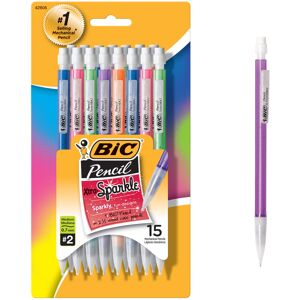 BIC Xtra-Sparkle Mechanical Pencil Medium Point (0.7mm) Fun Design With Colorf BIC Xtra-Sparkle Mechanical Pencil Medium Point (0.7mm) Fun Design With Colorf