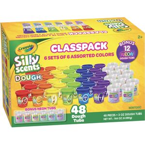 Crayola Dough Silly Scents Playdough Bulk Pack for Teacher Supplies Classroo Crayola Dough Silly Scents Playdough Bulk Pack for Teacher Supplies Classroo