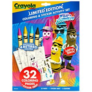 Crayola Retired Colors Coloring & Activity Set Retired Crayons & Stickers 32 P Crayola Retired Colors Coloring & Activity Set Retired Crayons & Stickers 32 P