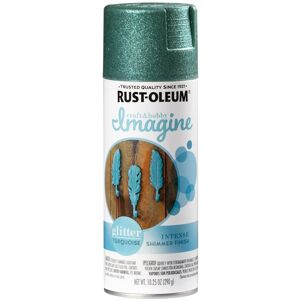 Rust-Oleum Imagine Craft & Hobby Glitter Spray Paint Glitter Turquoise 10.25 oz. Rust-Oleum Imagine Craft & Hobby Glitter Spray Paint Glitter Turquoise 10.25 oz.