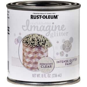 Rust-Oleum 345700 Imagine Craft & Hobby Intense Glitter Paint 8 Oz Iridescent Rust-Oleum 345700 Imagine Craft & Hobby Intense Glitter Paint 8 Oz Iridescent