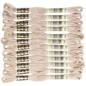 DMC 6-Strand Embroidery Cotton Floss Very Light Beige Brown DMC 6-Strand Embroidery Cotton Floss Very Light Beige Brown