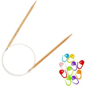 Clover PRO Takumi Circular Knitting Needle Bamboo 32 inches Size US 8 (5.00mm) 3 Clover PRO Takumi Circular Knitting Needle Bamboo 32 inches Size US 8 (5.00mm) 3