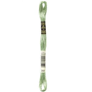 DMC 6-Strand Embroidery Cotton Floss Light Pistachio Green DMC 6-Strand Embroidery Cotton Floss Light Pistachio Green