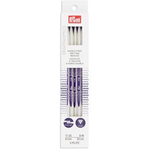 Prym Pyrm Ergonomics 8-Inch Double-Point Knitting Needle Size 11 (5-Pack) Prym Pyrm Ergonomics 8-Inch Double-Point Knitting Needle Size 11 (5-Pack)