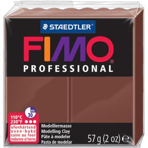 Staedtler Fimo Professional Oven Hardening Modelling Clay 57G Chocolate Staedtler Fimo Professional Oven Hardening Modelling Clay 57G Chocolate