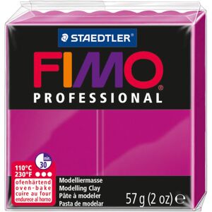 Staedtler Fimo Professional Oven Hardening Modelling Clay 57G Magenta Staedtler Fimo Professional Oven Hardening Modelling Clay 57G Magenta