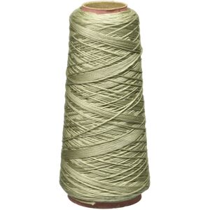 DMC Six Strand Embroidery Cotton 100 Gram Cone Fern Green Very Light DMC Six Strand Embroidery Cotton 100 Gram Cone Fern Green Very Light