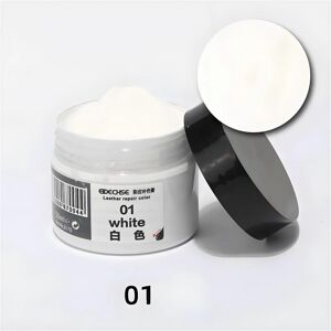 Unbranded (white) 50ml Leather Repair Cream Filler Compound Leather Restoration For Shoe C Unbranded (white) 50ml Leather Repair Cream Filler Compound Leather Restoration For Shoe C