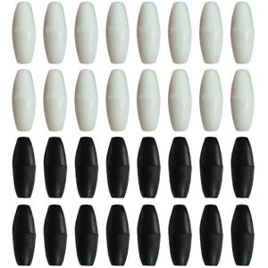 Kricely (As show, One size) 50Pcs Replacement Plastic Clasp Bead Barrel Connectors DIY B Kricely (As show, One size) 50Pcs Replacement Plastic Clasp Bead Barrel Connectors DIY B