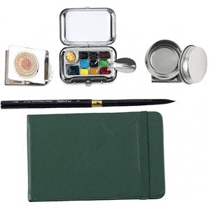Unbranded (C) Portable Watercolor Travel Set, Mini Palettes, Sketchbook, Watercolor Pencil Unbranded (C) Portable Watercolor Travel Set, Mini Palettes, Sketchbook, Watercolor Pencil
