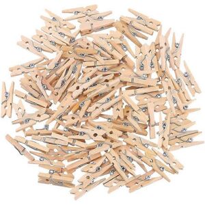 Unbranded Sturdy 1 Inch Mini Wooden Craft Clothespins 100pcs Unbranded Sturdy 1 Inch Mini Wooden Craft Clothespins 100pcs