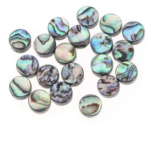 Kricely (As show, One size) 20PCS 10MM Abalone Shell Jewelry Accessories for DIY Necklac Kricely (As show, One size) 20PCS 10MM Abalone Shell Jewelry Accessories for DIY Necklac