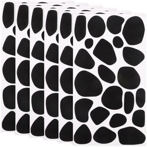 Kricely (As show, One size) 6 Sheets of Creative Cow Felt Stickers Black Felt Decals DIY Kricely (As show, One size) 6 Sheets of Creative Cow Felt Stickers Black Felt Decals DIY