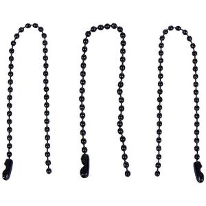 Kricely (As show, One size) 100pcs Circular Bead Chain Stoving Varnish Tag Chain Iron Ch Kricely (As show, One size) 100pcs Circular Bead Chain Stoving Varnish Tag Chain Iron Ch