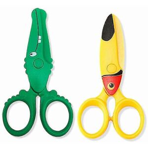 Unbranded Children's Scissors Round Head Mini Gardening Scissors (2 Pieces, Yellow, Green) Unbranded Children's Scissors Round Head Mini Gardening Scissors (2 Pieces, Yellow, Green)