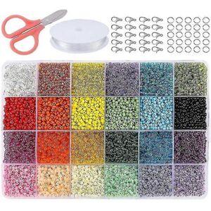 Unbranded Bead kit with glass beads, alphabet beads for bracelets, jewellery and craft acc Unbranded Bead kit with glass beads, alphabet beads for bracelets, jewellery and craft acc