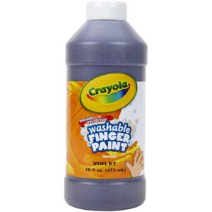 Crayola Washable Finger Paint - Purple (16 Oz) Toddler Paint for Arts & Crafts Crayola Washable Finger Paint - Purple (16 Oz) Toddler Paint for Arts & Crafts