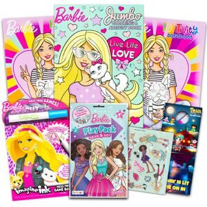 Barbie Coloring and Activity Book Super Set - 4 Books with Over 25 Stickers Part Barbie Coloring and Activity Book Super Set - 4 Books with Over 25 Stickers Part