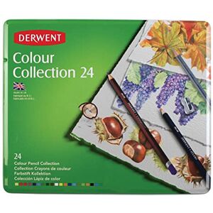 Derwent Colour Collection Sampler Kit, Set of 24 Pencils, Blocks and Accessories Derwent Colour Collection Sampler Kit, Set of 24 Pencils, Blocks and Accessories