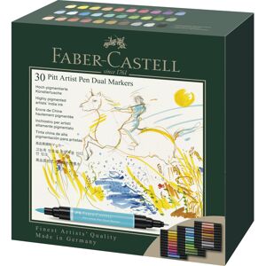 Faber Castell Art & Graphic Pitt Artist Pen Dual Marker India Ink, Multicoloured Faber Castell Art & Graphic Pitt Artist Pen Dual Marker India Ink, Multicoloured