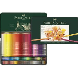 Faber Castell Art & Graphic Polychromos Colour Pencil, Multicoloured, Tin Of 120 Faber Castell Art & Graphic Polychromos Colour Pencil, Multicoloured, Tin Of 120