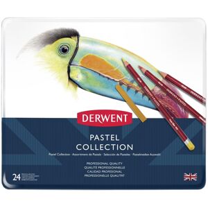 Derwent Pastel Collection Sampler Kit, Drawing & Writing, Set Of 24 Pencils, Blo Derwent Pastel Collection Sampler Kit, Drawing & Writing, Set Of 24 Pencils, Blo