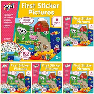Galt Toys, First Sticker Pictures, Reusable Sticker Activity Kit, Ages 3 Years P Galt Toys, First Sticker Pictures, Reusable Sticker Activity Kit, Ages 3 Years P