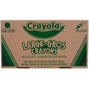 Crayola Crayon Classpack - 400ct (8 Colors) Large Crayons for Kids Bulk School Crayola Crayon Classpack - 400ct (8 Colors) Large Crayons for Kids Bulk School