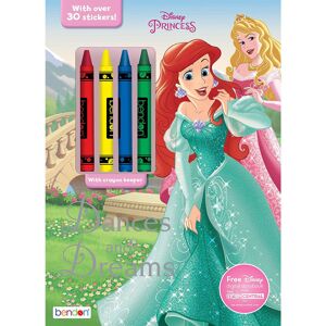 Disney Princess 48-Page Coloring & Activity Book with 4 Crayons 44048 Bendon Disney Princess 48-Page Coloring & Activity Book with 4 Crayons 44048 Bendon