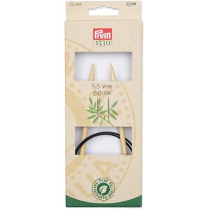 Prym 32"""" (80 cm) Circular Bamboo Knitting Needles US 9 (5.5 mm) Prym 32"""" (80 cm) Circular Bamboo Knitting Needles US 9 (5.5 mm)