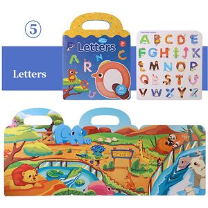 Unbranded (Letter) Early Education Reusable Sticker Book Matching Game Montessori Toys Kid Unbranded (Letter) Early Education Reusable Sticker Book Matching Game Montessori Toys Kid